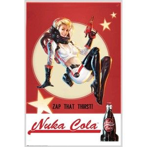 Fallout Nuka Cola Canvas Gaming Poster - 24x16